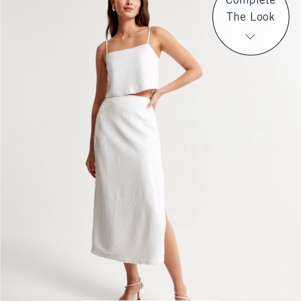 Abercrombie Sequin Skirt and Top Set